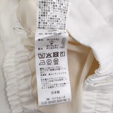 IENA ウォッシャブル リネンミックスコクーンスラックス サイズ36 定価20900円 タック パンツ 26SS ホワイト レディース イエナ【中古】6-0914M♪