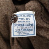 45R/45rpm ジャージフラノのドレス 定価74800円 ウール混 ワンピース 25AW ブラウン レディース フォーティーファイブアールピーエム【中古】6-0928T♪