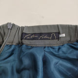 Pal'las Palace ８０／－ボイル 裾ふふむギャザースカート サイズ0 定価38500円 FSK26059A ロングスカート 26SS チャコールグレー レディース パラスパレス【中古】6-0914G♪