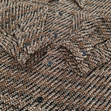 COOHEM/yonetomi ROPE別注 VELVET CHECK TWEED JACKET 定価53900円 ニット ジャケット 24AW ブラウン ブラック レディース コーヘン【中古】6-0918T♪