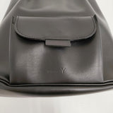 GROUND Y FAUX LEATHER POCKET TOTE BAG フェイクレザーポケットトートバッグ 定価40700円 トートバッグ 26SS ブラック レディース グラウンドワイ/YOHJI【中古】6-0914G♪
