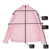 holk HK26S-017 サイズ2 日本製 コットン 長袖シャツ ピンク レディース ホーク【中古】6-0918M♪