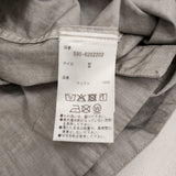 MHL. CARBON DYED COTTON POPLIN SHIRT サイズ2 カーボンダイ 定価31900円 ブラウス シャツ 26SS グレー レディース エムエイチエル【中古】6-0914S♪