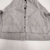MHL. CARBON DYED COTTON POPLIN SHIRT サイズ2 カーボンダイ 定価31900円 ブラウス シャツ 26SS グレー レディース エムエイチエル【中古】6-0914S♪
