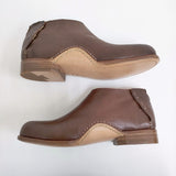 45R/45rpm/FEIT 未使用品 Tabi Boots レザーショートブーツ 定価88000円 41 ブーツ ダークブラウン メンズ フォーティーファイブアールピーエム/フェイト【中古】6-0914G♪