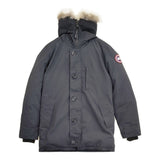 CANADA GOOSE JASPER PARKA ジャスパーパーカ グリフィンインターナショナル L/G ダウンジャケット ネイビー メンズ カナダグース【中古】6-0925A♪