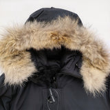 CANADA GOOSE JASPER PARKA ジャスパーパーカ グリフィンインターナショナル L/G ダウンジャケット ネイビー メンズ カナダグース【中古】6-0925A♪
