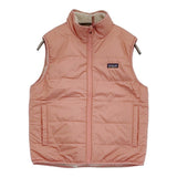 patagonia キッズリバーシブルレディフレディベスト ボア 定価15950円 68110 ベスト 25AW Moment Pink ベージュ ピンク レディース パタゴニア【中古】6-0914T♪