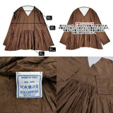45R/45rpm シャンブレーシルクのくしゅくしゅブラウス 定価71500円 ブラウス シャツ 26SS ブラウン レディース フォーティーファイブアールピーエム【中古】6-0918M♪