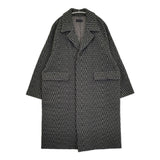 COOHEM/yonetomi ROPE別注 HERRINGBONE TWEED COAT 定価80300円 11-244-035 ヘリンボーン コート ブラック グレー レディース コーヘン【中古】6-0918T♪