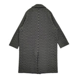 COOHEM/yonetomi ROPE別注 HERRINGBONE TWEED COAT 定価80300円 11-244-035 ヘリンボーン コート ブラック グレー レディース コーヘン【中古】6-0918T♪
