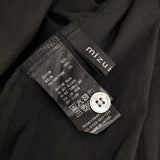 mizuiro-ind バルーンヘムノースリーブプルオーバー 定価13970円 日本製 コットンナイロン ブラウス シャツ 26SS ブラック レディース ミズイロインド【中古】6-0918S♪