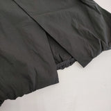 mizuiro-ind バルーンヘムノースリーブプルオーバー 定価13970円 日本製 コットンナイロン ブラウス シャツ 26SS ブラック レディース ミズイロインド【中古】6-0918S♪