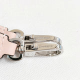 Herve Chapelier 1662A ショルダーストラップ 定価54780円 シルバー×ドラジェ レディース エルベ・シャプリエ【中古】6-0918G♪
