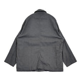 Toujours Atelier Jacket アトリエジャケット サイズ2 日本製 コットン起毛 羽織り ジャケット チャコールグレー レディース トゥジュー【中古】6-0918T♪
