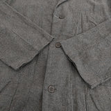 Toujours Atelier Jacket アトリエジャケット サイズ2 日本製 コットン起毛 羽織り ジャケット チャコールグレー レディース トゥジュー【中古】6-0918T♪