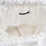 R&D.M.Co- CROWN MOTIF LACE BAG クラウンモチーフ レースバッグ 刺繍 トートバッグ ホワイト レディース オールドマンズテーラー【中古】6-0918G♪