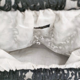 R&D.M.Co- CROWN MOTIF LACE BAG クラウンモチーフ レースバッグ 刺繍 トートバッグ ブラック レディース オールドマンズテーラー【中古】6-0918G♪