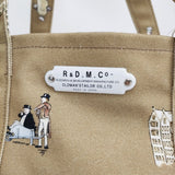 R&D.M.Co- OLD TIME ENGLAND オールドタイムイングランド キャンバス 定価25300円 トートバッグ ベージュ レディース オールドマンズテーラー【中古】6-0918G♪