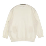 R&D.M.Co- ウールカシミアポケットプルオーバー カシミヤ 定価44000円 セーター ニット オフホワイト レディース オールドマンズテーラー【中古】6-0918T♪