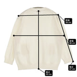 R&D.M.Co- ウールカシミアポケットプルオーバー カシミヤ 定価44000円 セーター ニット オフホワイト レディース オールドマンズテーラー【中古】6-0918T♪