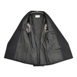 MAISON MARGIELA Foiled Wool Blazer サイズ46 定価576400円 ダブルブレスト テーラードジャケット 26AW ブラック メンズ メゾンマルジェラ【中古】6-0918M♪
