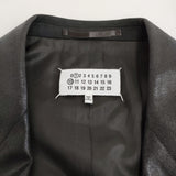 MAISON MARGIELA Foiled Wool Blazer サイズ46 定価576400円 ダブルブレスト テーラードジャケット 26AW ブラック メンズ メゾンマルジェラ【中古】6-0918M♪