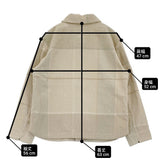 Pal'las Palace コーデュロイチェックオーバーシャツ ジャケット 定価33000円 サイズ3 ブルゾン 23AW ベージュ レディース パラスパレス【中古】6-1009T♪