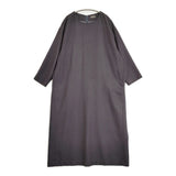 WIRROW BOTANY WOOL BOAT NECK DRESS メリノウール フランネル ボートネックドレス 定価63800円 ワンピース チャコールグレー系 レディース ウィロウ【中古】6-0918T♪