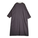 WIRROW BOTANY WOOL BOAT NECK DRESS メリノウール フランネル ボートネックドレス 定価63800円 ワンピース チャコールグレー系 レディース ウィロウ【中古】6-0918T♪