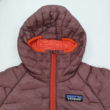 patagonia W's Micro Puff Hoody マイクロパフフーディ ブルゾン サイズXS 84041 ジャケット 25AW ワインレッド レディース パタゴニア【中古】6-1009T♪