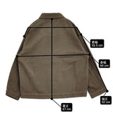 7115 by szeki 未使用品 パネルポケット シャツジャケット S 定価55000円 EX0004_FW2026 ジャケット 26AW ブラウン レディース 7115バイゼキ【中古】6-0918T♪