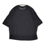 GALERIE VIE クレープコットン クルーネックプルオーバー 定価26400円 セーター ニット 24SS ネイビー レディース ギャルリーヴィー【中古】6-0928S♪