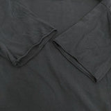 GALERIE VIE クレープコットン クルーネックプルオーバー 定価26400円 セーター ニット 24SS ネイビー レディース ギャルリーヴィー【中古】6-0928S♪
