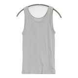 MARGARET HOWELL HOUSEHOLD GOODS 未使用 FINE COTTON RIB JERSEY TOP タンクトップ 26SS ライトグレー レディース マーガレットハウエル【中古】6-0918S♪