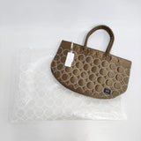 mina perhonen/PORTER 未使用 TOTE BAG tambourine EV1565 刺繍 タンカー トートバッグ ベージュ レディース ミナペルホネン/ポーター【中古】6-0922G♪