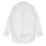 23区 滝沢眞規子さん着用 mi-molletコラボ 洗える CANCLINI デザインシャツ 40 コットン 定価19910円 ブラウス シャツ 25AW ホワイト レディース ニジュウサンク【中古】6-0922M♪