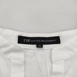 23区 滝沢眞規子さん着用 mi-molletコラボ 洗える CANCLINI デザインシャツ 40 コットン 定価19910円 ブラウス シャツ 25AW ホワイト レディース ニジュウサンク【中古】6-0922M♪