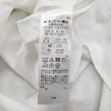 23区 滝沢眞規子さん着用 mi-molletコラボ 洗える CANCLINI デザインシャツ 40 コットン 定価19910円 ブラウス シャツ 25AW ホワイト レディース ニジュウサンク【中古】6-0922M♪