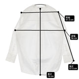 23区 滝沢眞規子さん着用 mi-molletコラボ 洗える CANCLINI デザインシャツ 40 コットン 定価19910円 ブラウス シャツ 25AW ホワイト レディース ニジュウサンク【中古】6-0922M♪