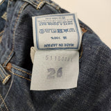 45R/45rpm ライ麦デニムのシャルロット5（焦） サイズ26 定価42900円 デニムパンツ ブルー レディース フォーティーファイブアールピーエム【中古】6-0922G♪
