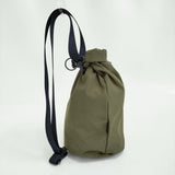 GROUND Y WRINKLE NYLON ROLL BAG 塩縮シワナイロン ロールバッグ 定価27500円 ショルダーバッグ カーキ レディース グラウンドワイ/YOHJI【中古】6-0928G♪