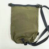 GROUND Y WRINKLE NYLON ROLL BAG 塩縮シワナイロン ロールバッグ 定価27500円 ショルダーバッグ カーキ レディース グラウンドワイ/YOHJI【中古】6-0928G♪