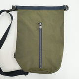 GROUND Y WRINKLE NYLON ROLL BAG 塩縮シワナイロン ロールバッグ 定価27500円 ショルダーバッグ カーキ レディース グラウンドワイ/YOHJI【中古】6-0928G♪