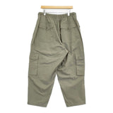 s'yte Yohji Yamamoto BRUSHED WASHER FINISH BROAD CARGO PANTS 定価45100円 カーゴパンツ カーキ メンズ サイトヨウジヤマモト【中古】6-0928G♪