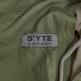 s'yte Yohji Yamamoto BRUSHED WASHER FINISH BROAD CARGO PANTS 定価45100円 カーゴパンツ カーキ メンズ サイトヨウジヤマモト【中古】6-0928G♪