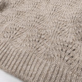 mina perhonen bocciolo ハイネックニット aba8817 定価59400円 サイズ36 セーター ニット グレージュ レディース ミナペルホネン【中古】6-1009T♪