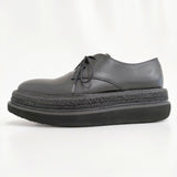 REGULATION Yohji Yamamoto SMOOTH LEATHER BLK FLATFORM PLAIN TOE SHOES 定価96800円 サイズ6 25cm シューズ・靴 26SS ブラック レディース レギュレーションヨウジヤマモト【中古】6-0928G♪