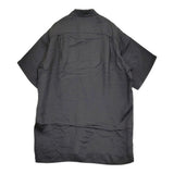Yohji Yamamoto power of the WHITE shirt 未使用 P・CUPRO SHORT SLV MANY BUTTONS SHIRT 定価56100円 半袖シャツ 25AW ブラック メンズ ヨウジヤマモト【中古】6-0928S♪