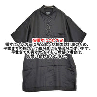 [美品] YOHJI YAMAMOTO +NOIR /半袖シャツ 白 サイズ３ Yohji Yamamoto power of the WHITE shirt 未使用 P・CUPRO SHORT SLV